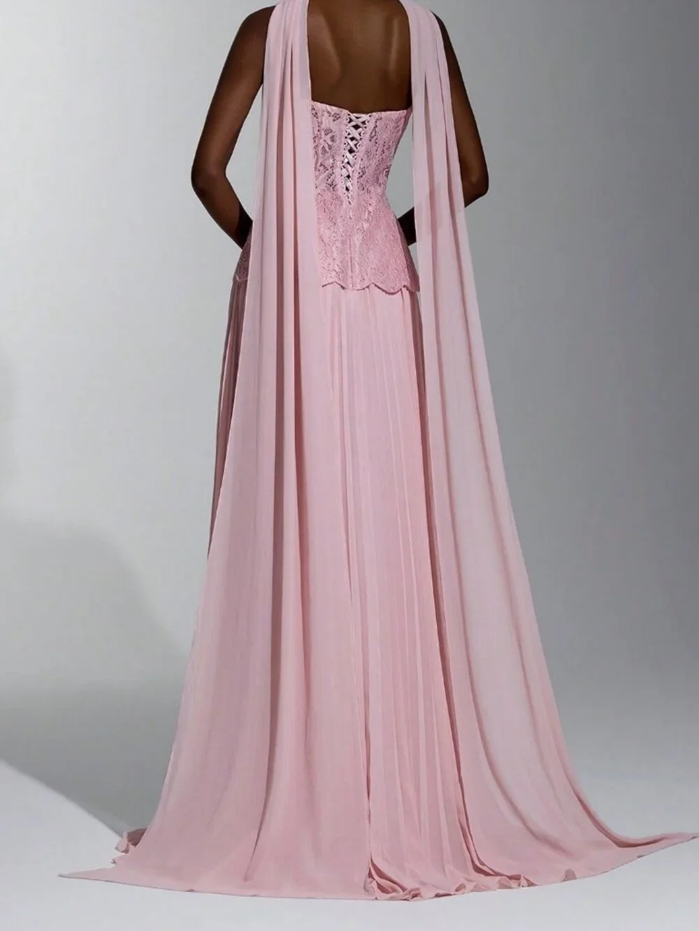 Baby Pink Party Women's Sequin Strapless Pleated Hem Dress